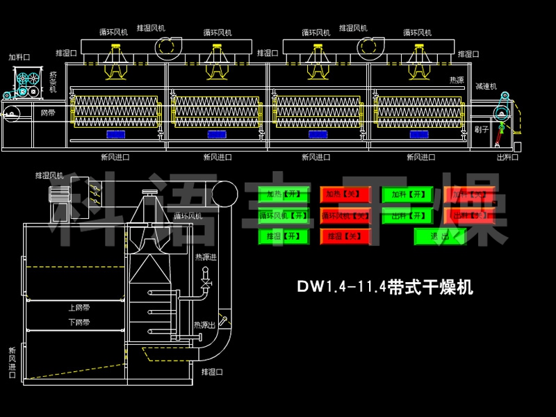 DW带式干燥机